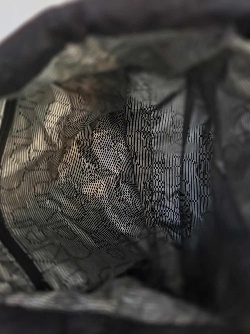 Calvin Klein Black Quilted Logo Tote Bag